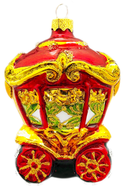 Елочное украшение Сказочная карета ФУ-763